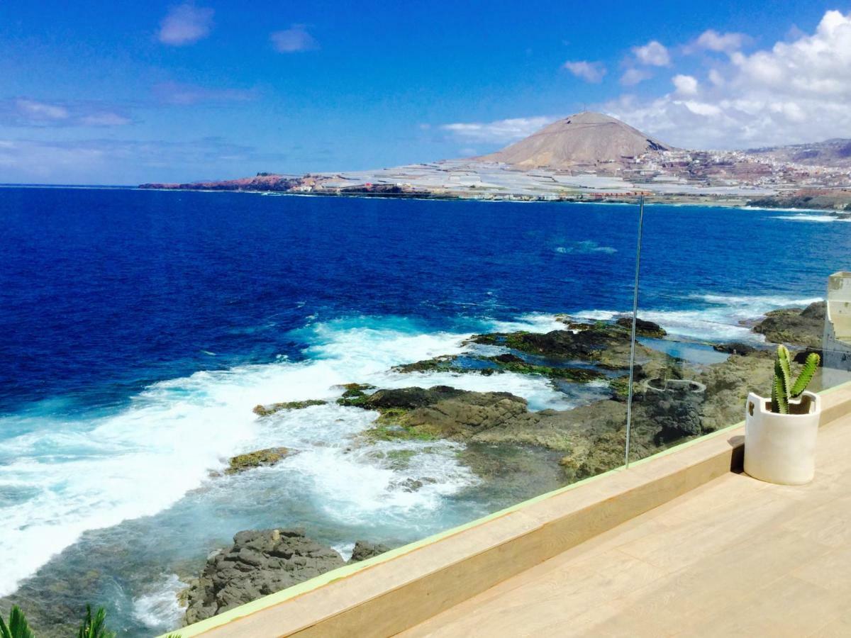 Galdar Penthouse Over The Sea! Sardina Ngoại thất bức ảnh